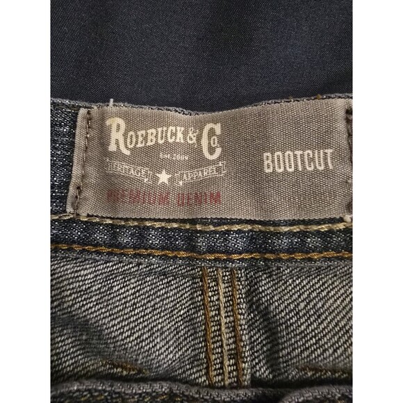 Roebuck & Co Men’s Jeans 30x32 Bootcut Medium Wash Denim Vintage Look Heritage C - Picture 6 of 14